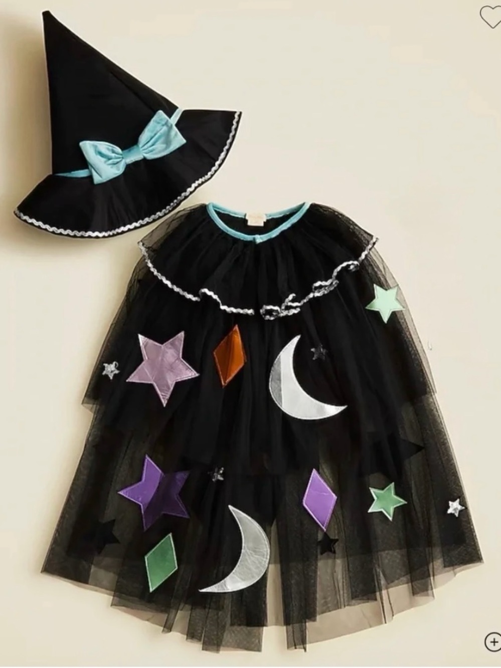 Meri Meri Toddler Witch Costume - size 3-6 year old.